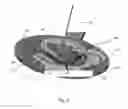 Fig. 03 - Hearing device with flat flexible electric connection