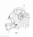 Fig. 02 - Helmet including magnetic suspension system