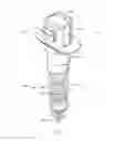 Fig. 02 - Actuation mechanisms for automatic reconstitution and plunger expansion in dual chamber syringes