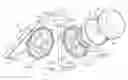 Fig. 01 - Mass efficient reaction wheel assembly systems including multi-faceted bracket structures