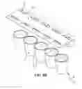 Fig. 08 - Holding system for a row of individual pots, blanks kit and packaging of individual pots