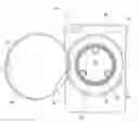 Fig. 01 - Laundry treating appliance with an adjustable height lifter