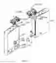 Fig. 02 - Support system for a wheel assembly to be used with a closure member