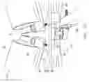 Fig. 17 - Drill pipe or product line improved rollers and movement
