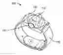 Fig. 01 - Wrist band with integrated rotatable light