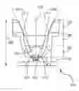 Fig. 01 - Reflector for lighting component with surfaces that subtend light from a light source and surfaces that subtend external light