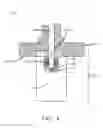 Fig. 05 - Waveguide assembly comprising a molded waveguide interface having a support block for a launch transducer that is coupled to a communication device through a flange attached to the interface