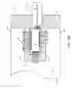 Fig. 14 - Waveguide assembly comprising a molded waveguide interface having a support block for a launch transducer that is coupled to a communication device through a flange attached to the interface