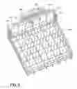 Fig. 09 - Method of using high velocity water to remove puddling in a dishwasher
