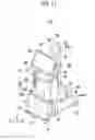 Fig. 08 - Radiation-irradiation device including a cradle that supports an edge portion of a radiation detector