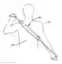 Fig. 01 - FLEXIBLE BACK SCRATCHER & BACK WASHING KIT