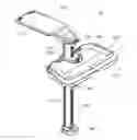 Fig. 01 - Position adjusting device of footrest for car seat