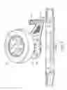 Fig. 08 - Adjustable spare tire carrier