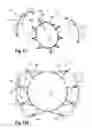 Fig. 08 - Aircraft engine assembly, comprising flexible force transmitting devices radially arranged between the thrust reversal cowls and the engine
