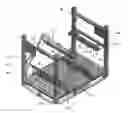 Fig. 01 - CONTAINER FOR TRANSPORTING AND/OR STORING A PLURALITY OF GLASS SHEETS