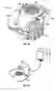 Fig. 41 - Electric starting system for an internal combustion engine
