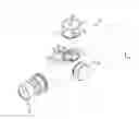 Fig. 01 - Optical device knob having variable resistance rotation