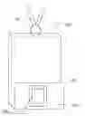 Fig. 01 - Biometric identification device with removable card capabilities
