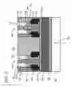 Fig. 03 - VERTICAL TRANSISTORS WITH MERGED ACTIVE AREA REGIONS