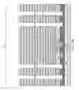 Fig. 49 - Bulb-shaped memory stack structures for direct source contact in three-dimensional memory device