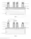 Fig. 04 - Fabrication of a pair of vertical fin field effect transistors having a merged top source/drain