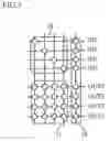 Fig. 04 - Reconfigurable circuit with crossbar switches including non-volatile resistive switches