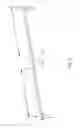 Fig. 07 - Foldable bed frame with asymmetrically arranged supporting legs