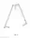 Fig. 08 - Foldable bed frame with asymmetrically arranged supporting legs