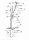 Fig. 01 - Soft suture anchor assembly with barbed suture and attached tissue fixation disk