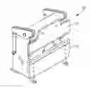 Fig. 01 - METHOD AND MACHINE FOR BENDING METAL INCLUDING LOCKING MECHANISM FOR ADJUSTABLE DIE