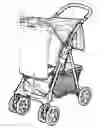 Fig. 01 - Pull-down UV screen for child carriers