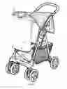 Fig. 04 - Pull-down UV screen for child carriers