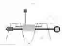 Fig. 01 - Positioning of in-situ methane sensor on a vertical take-off and landing (VTOL) unmanned aerial system (UAS)