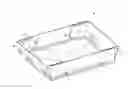 Fig. 01 - Tapered-wall four corner tray