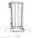 Fig. 06 - Trash can with customizable features