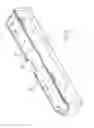 Fig. 03 - Quiet panic device having sound dampening materials