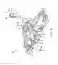 Fig. 08 - Quiet panic device having sound dampening materials