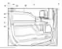 Fig. 01 - Self-contained lock/unlock indicator for installation within a vehicle door panel