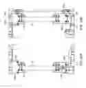 Fig. 25 - Door panel and door panel connection assembly for a patio door