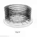 Fig. 11 - Apparatus for creating a swirling flow of fluid on horizontal plane