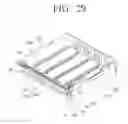 Fig. 34 - Customer replacement unit memory contact unit pressured according to movement of tray in an image forming apparatus