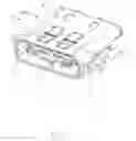 Fig. 02 - Electrical connector having widened power terminals