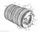 Fig. 01 - Slip ring unit for a rotor of an electrically excited rotary dynamo-electric machine