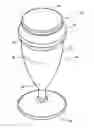 Fig. 01 - Drinking vessel having engagement features and camouflaging non-engagement elements in intaglio