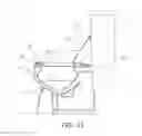 Fig. 12 - TOILET WITH CONTAMINATION SUPPRESSION