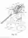 Fig. 20 - Electrosurgical device with drum-driven articulation