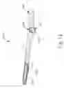 Fig. 14 - Surgical instrument with removable clamp arm assembly