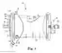 Fig. 02 - Blood gas exchanger with restriction element or elements to reduce gas exchange