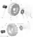 Fig. 01 - Combination one-piece molded tire and mounting plate
