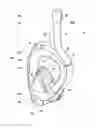 Fig. 01 - Diving mask provided with a telecommunications device